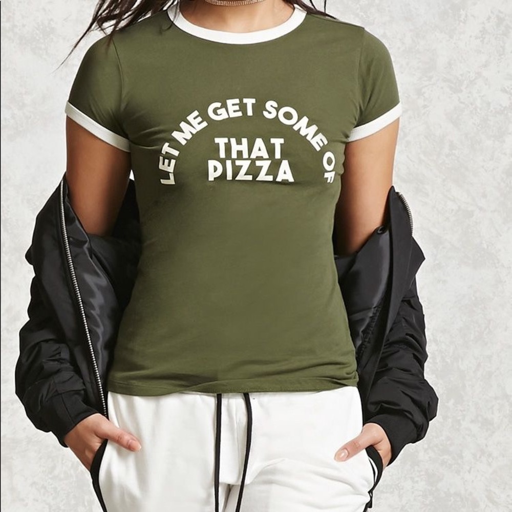 Forever 21 Pizza Shirt